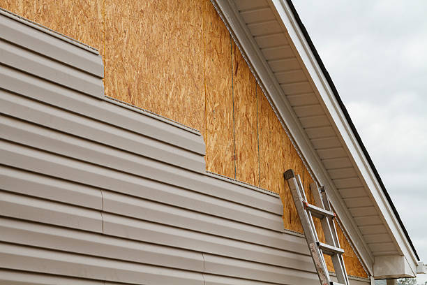 Professional Siding Replacement technician working in Cologne, MN